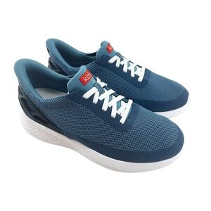 KIZIK Athena Slip On Sneakers • Women's 10.5 Wide / Men's 9 Wide • Deep Sea blue